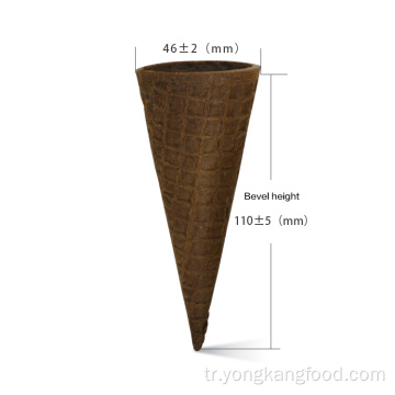 Çikolatalı Maple Peacock Waffle Koni